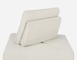 SIMON corner seat with adjustable backrest