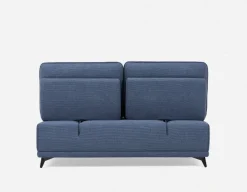 SIMON modern contemporary armless loveseat with adjustable backrest