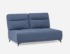SIMON modern contemporary armless loveseat with adjustable backrest