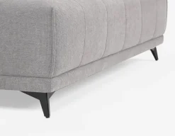 SIMON modern contemporary armless loveseat with adjustable backrest