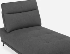SIMON modern contemporary lounger with adjustable backrest