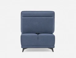 SIMON modern contemporary lounger with adjustable backrest