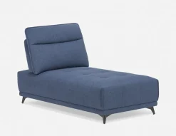 SIMON modern contemporary lounger with adjustable backrest