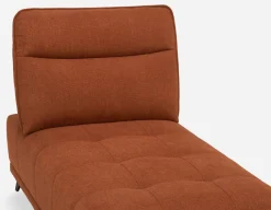 SIMON modern contemporary lounger with adjustable backrest