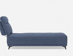 SIMON modern contemporary lounger with adjustable backrest