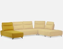 SIMON modern contemporary lounger with adjustable backrest