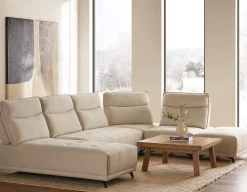 SIMON modern contemporary lounger with adjustable backrest