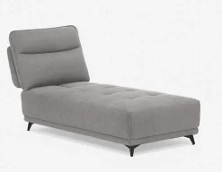 SIMON modern contemporary lounger with adjustable backrest