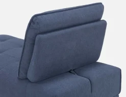 SIMON modern contemporary lounger with adjustable backrest