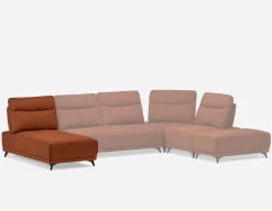 SIMON modern contemporary lounger with adjustable backrest
