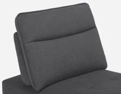 SIMON modern contemporary lounger with adjustable backrest