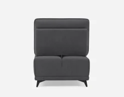 SIMON modern contemporary lounger with adjustable backrest