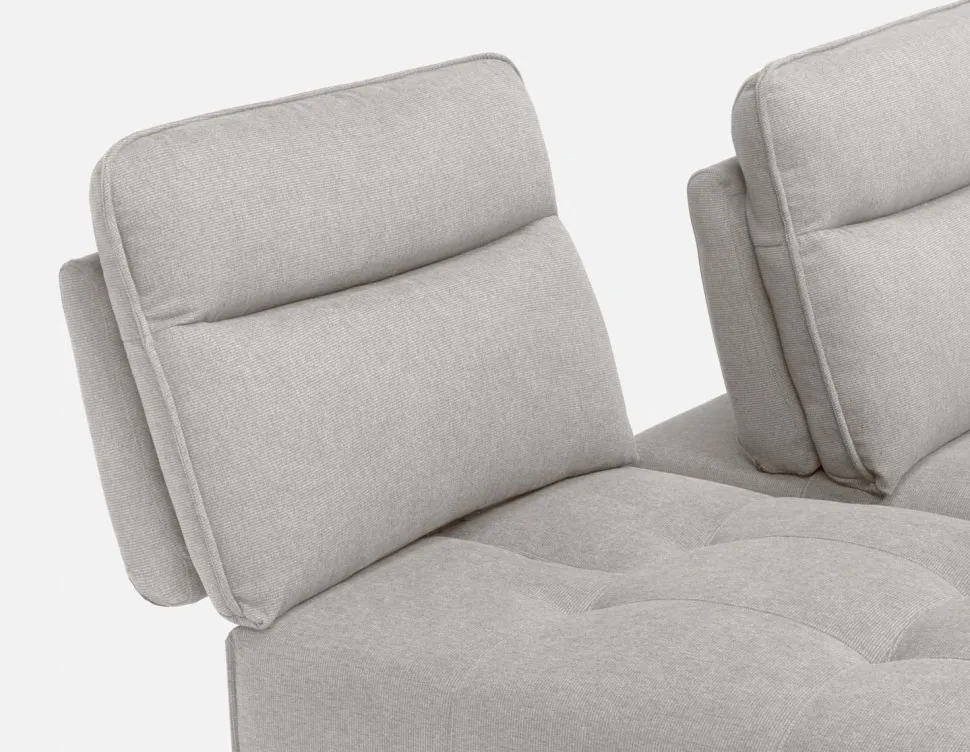 SIMON 2-pc modular interchangeable sofa