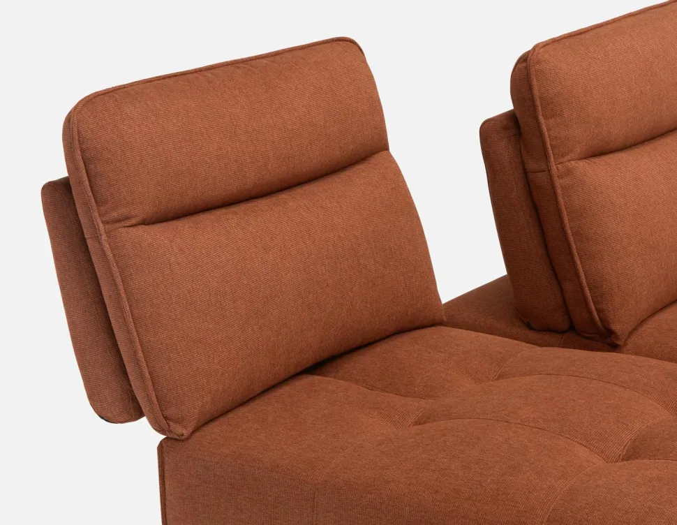 SIMON 2-pc modular interchangeable sofa