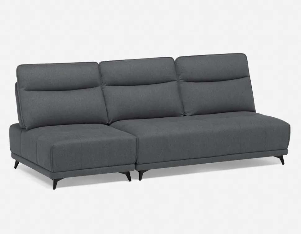 SIMON 2-pc modular interchangeable sofa
