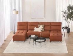 SIMON 3-pc modular interchangeable sofa