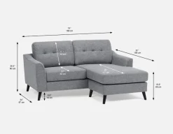 SIRINE interchangeable sectional sofa