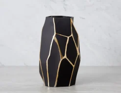SKYROS narrow neck vase 27 cm