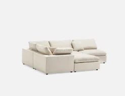 SOFT contemporary 5-pc modular sectional sofa