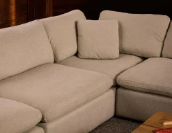 SOFT contemporary 5-pc modular sectional sofa