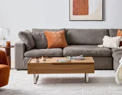SOFT contemporary 5-pc modular sectional sofa