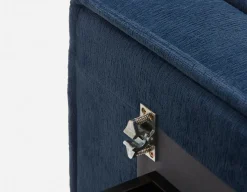 SORGUE upholstered king size bed with storage