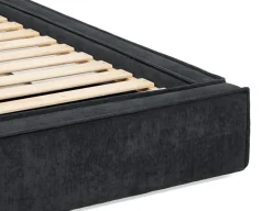 SORGUE upholstered king size bed with storage