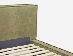 SORGUE upholstered king size bed with storage