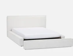 SORGUE upholstered king size bed with storage