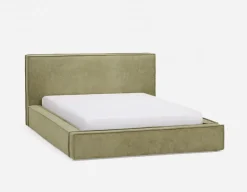 SORGUE upholstered queen size bed with storage