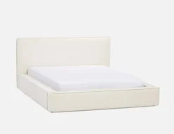 SORGUE upholstered queen size bed with storage