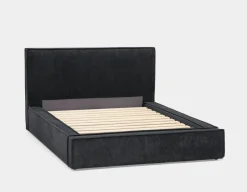 SORGUE upholstered queen size bed with storage