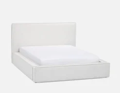 SORGUE upholstered queen size bed with storage