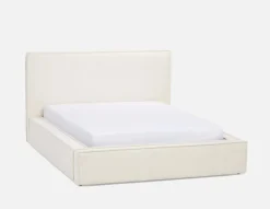 SORGUE upholstered queen size bed with storage