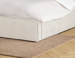 SORGUE upholstered queen size bed with storage