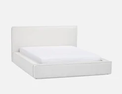 SORGUE upholstered queen size bed with storage