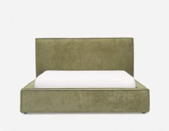 SORGUE upholstered queen size bed with storage