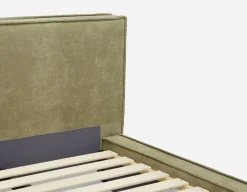 SORGUE upholstered queen size bed with storage