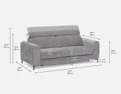 SOVA minimalist contemporary sofa-bed
