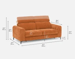 SOVA minimalist contemporary sofa-bed