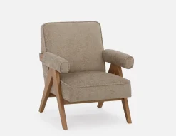 STIOLO accent chair with interchangeable drink stand
