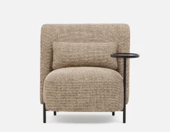 STIOLO accent chair with interchangeable drink stand