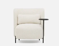 STIOLO accent chair with interchangeable drink stand