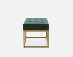 TADEO tufted velvet bench 122 cm