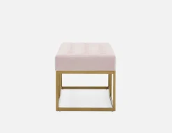 TADEO tufted velvet bench 122 cm