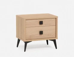 TAVEN rustic modern nightstand