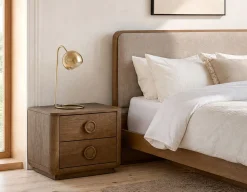 TAVEN rustic modern nightstand