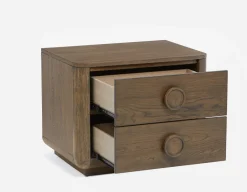 TAVEN rustic modern nightstand