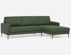 TERESA contemporary left-facing sectional sofa