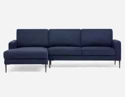 TERESA contemporary left-facing sectional sofa
